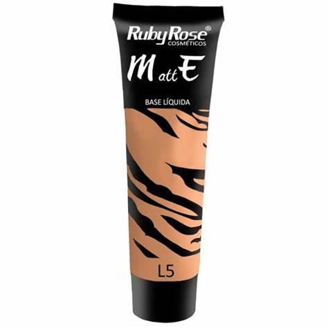 Base Ruby Rose Matte Alta Cobertura L5
