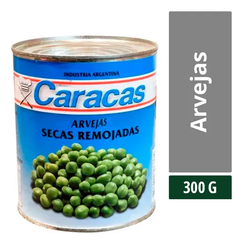 Arvejas remojadas x 300g CARACAS