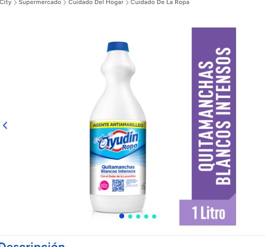 Aditivo Ayudin Ropa Blanca floral quita manchas