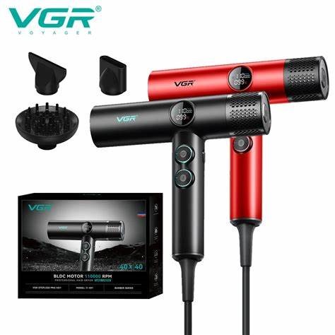 SECADOR DE PELO ROJO  NEGRO VGR  V-401