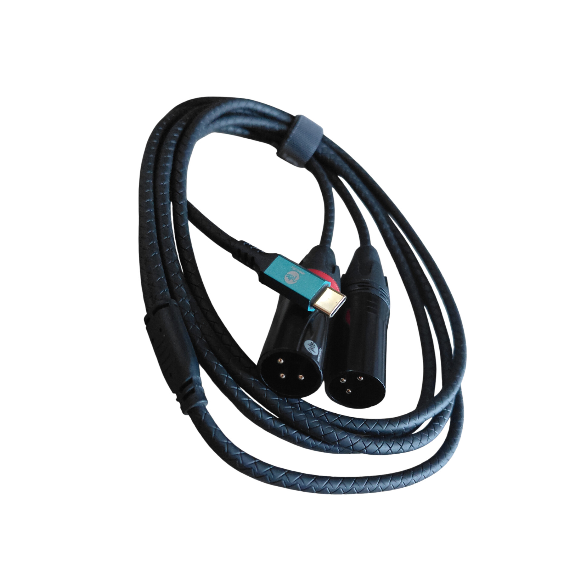 TRC003 CABLE AUDIO USB C a 2 XLR MACHO X 2 METROS