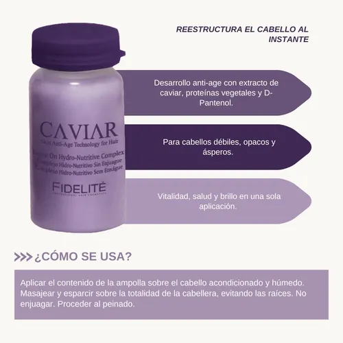 ampolla fidelite caviar hidronutritiva