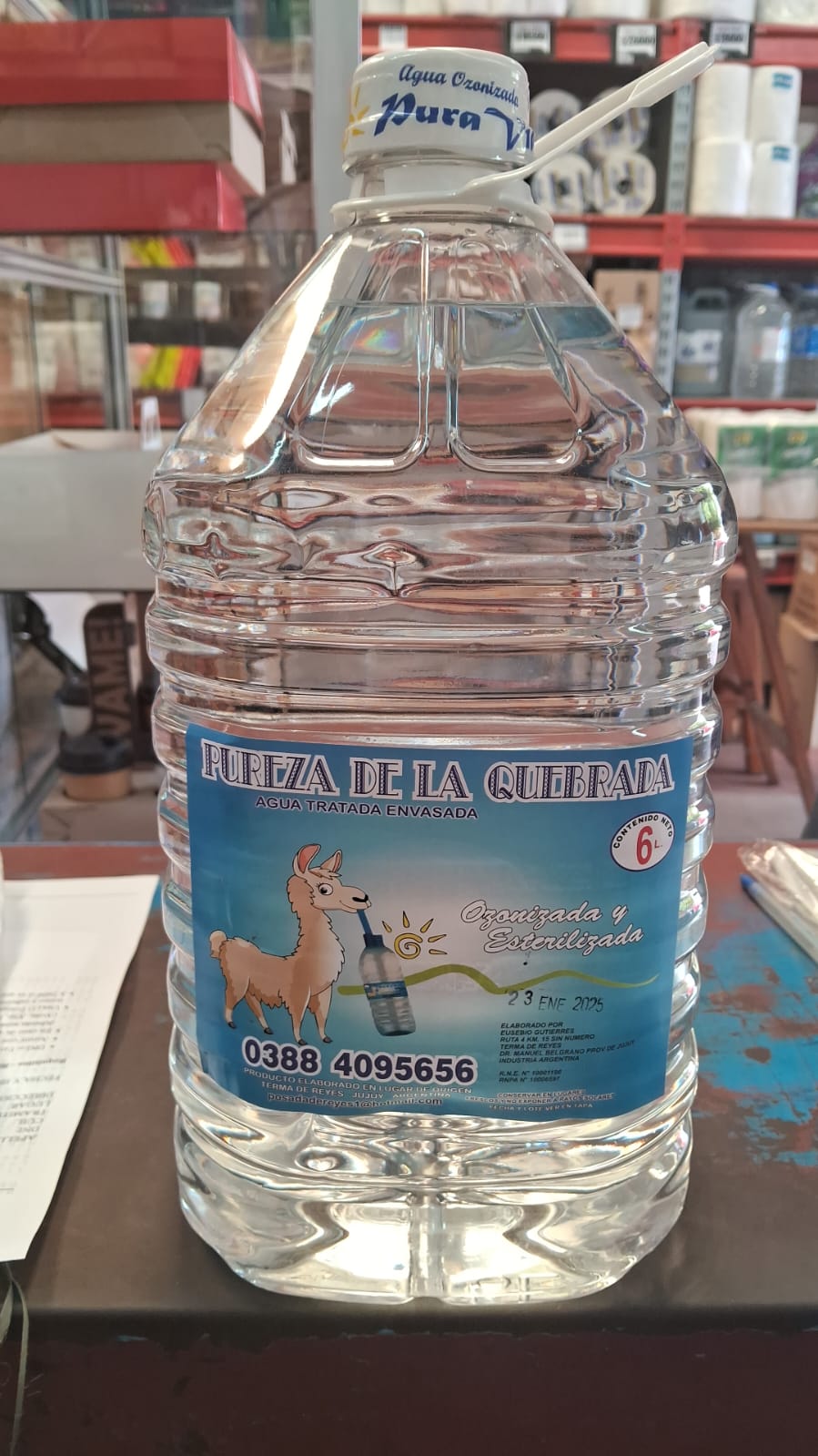 Aguas bidon 6 litros PUREZA DE LA QUEBRADA