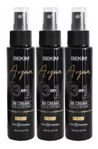 Bb Cream 3 En 1 Bekim Argan 4 Oils 125ml Hair Uv Therapy