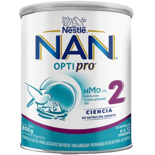 Leche formula en polvo 800g 2 optipro NAN