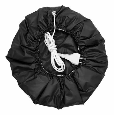 gorro termico electrico negro