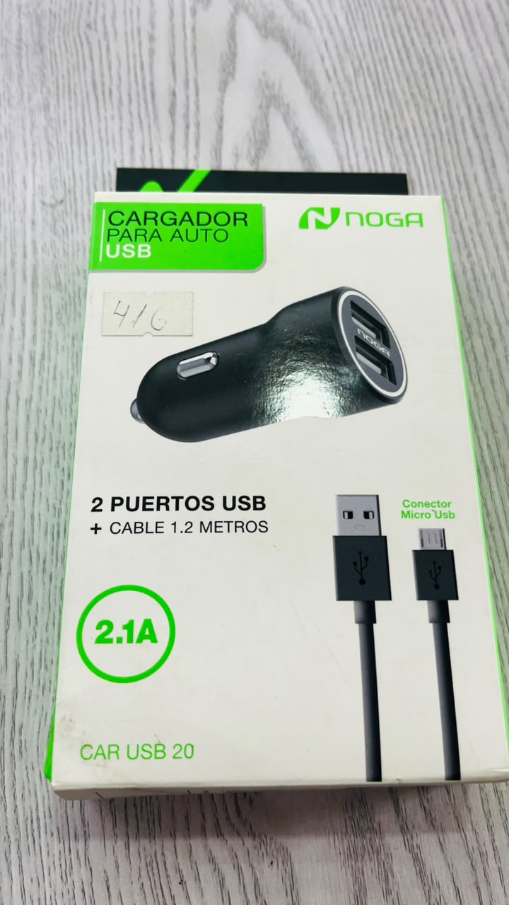 Cargador de Auto Noga Micro USB