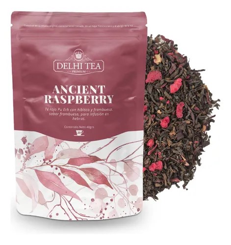 TE ANCIENT RASPBERRY X 40 GRAMOS DELHI TEA