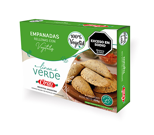 EMPANADAS DE VEGANO X 4 UNID. ORALI