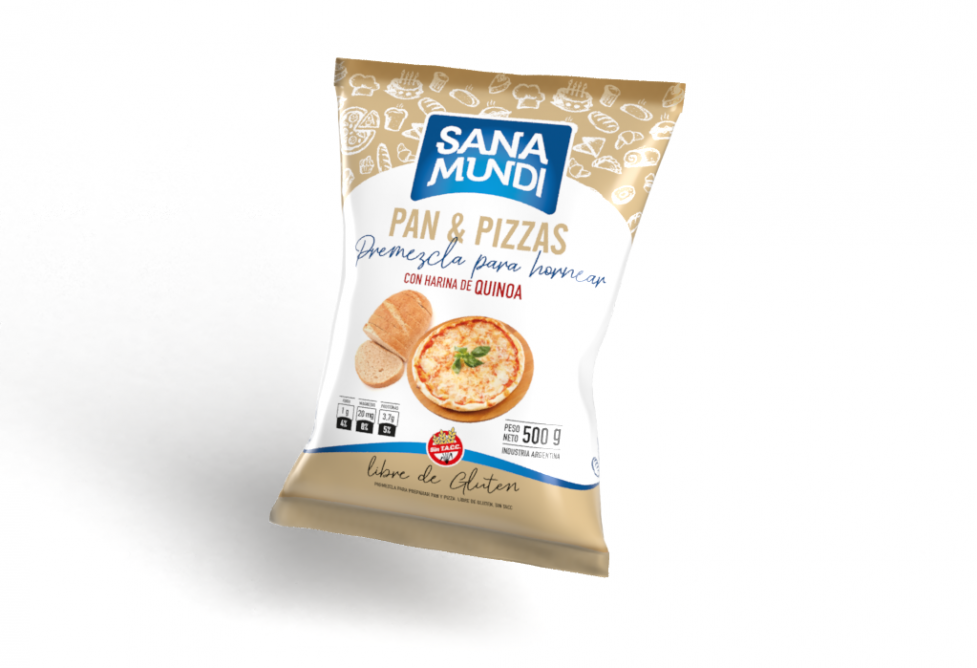 PREMEZCLA C/HARINA DE QUINOA X 500 SANA MUNDI
