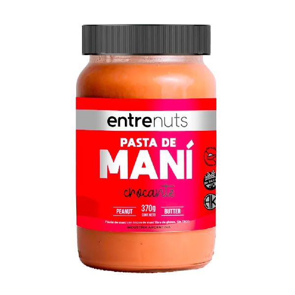 PASTA DE MANI CROCANTE X 370 GRS ENTRENUTS