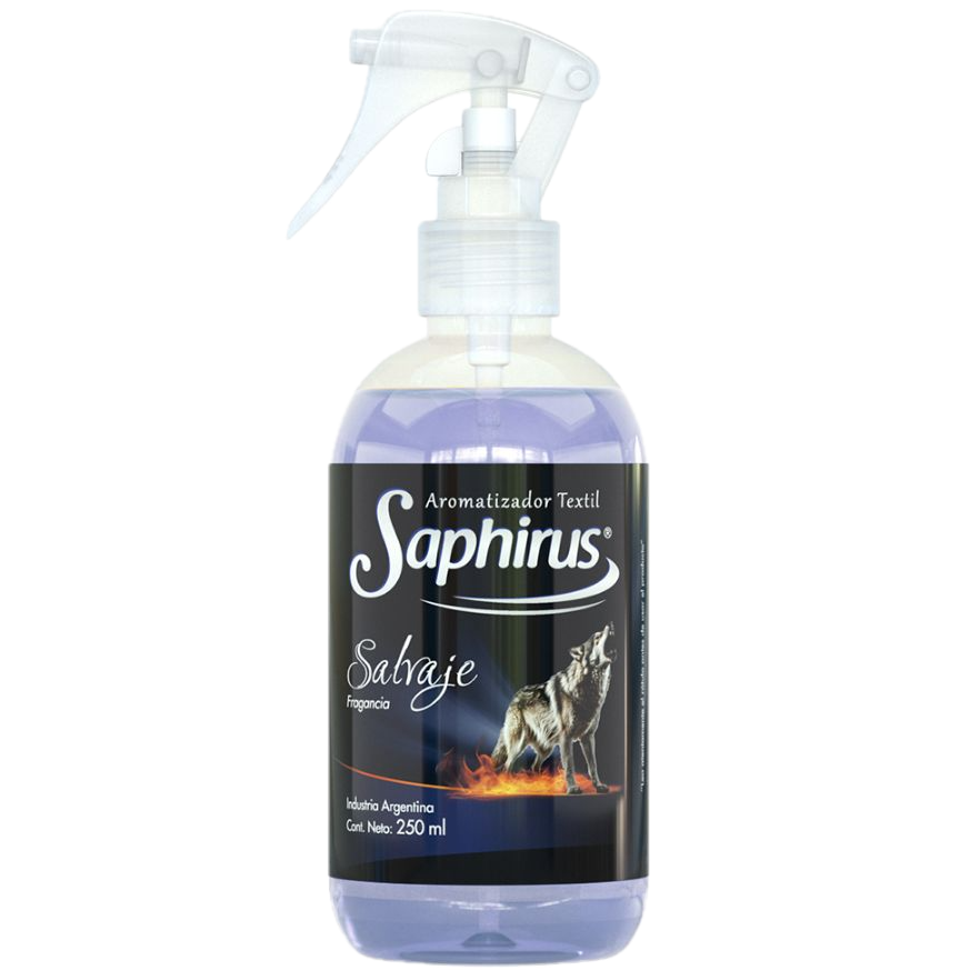 Aromatizador textil 250ml salvaje Saphirus (12)