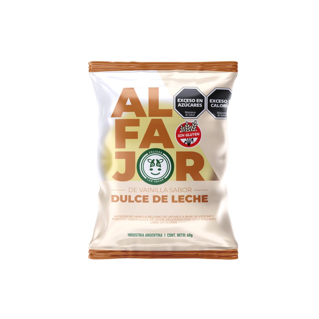 ALFAJOR DE MAICENA S/TACC X 60G FELICES LAS VACAS
