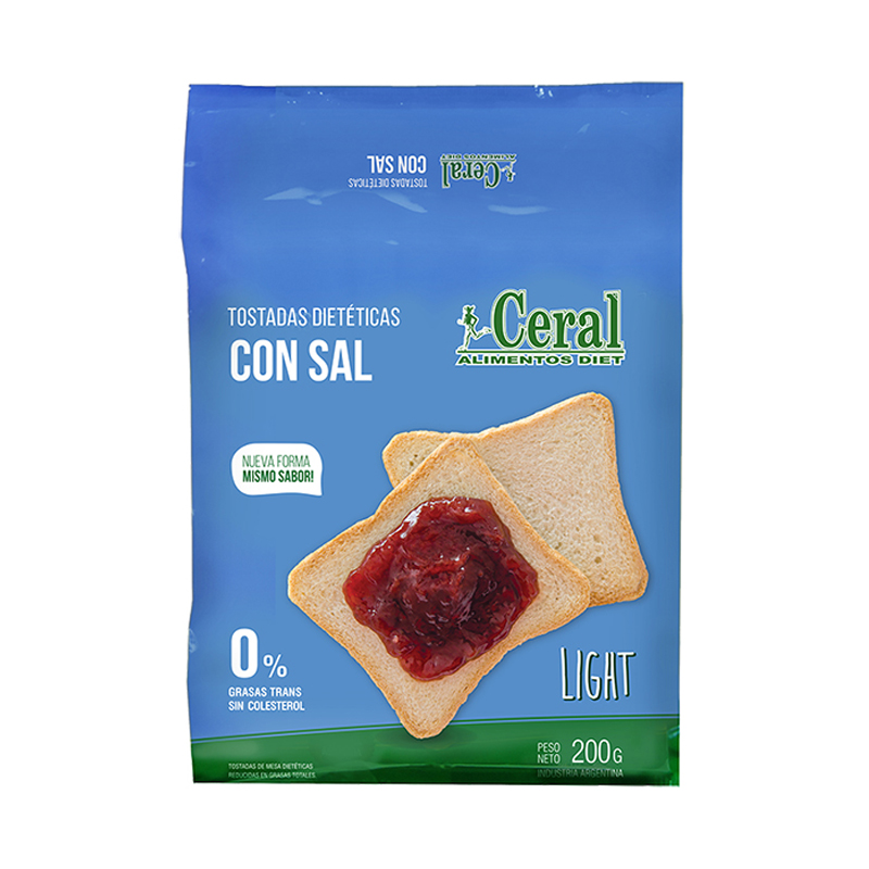 TOSTADAS CERAL C/SAL X 200 GR CERAL