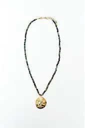 Collar Acero con dije y Piedras
