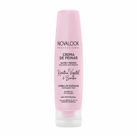 crema de peinar keratina y bamboo 160ml