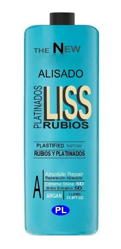 alisado rubios y platinados 1l the new