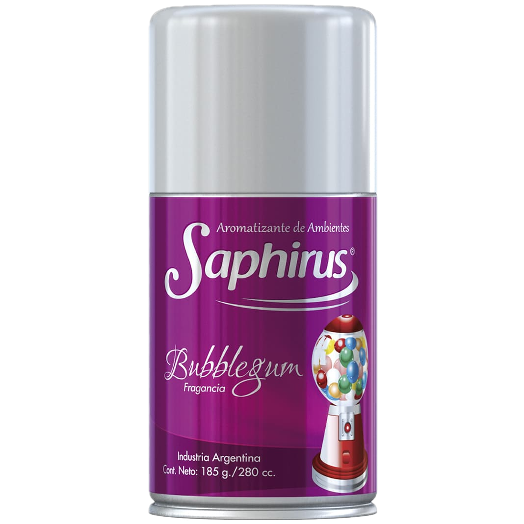 Aromatizante ambiente 280cc bubblegum Saphirus (12)