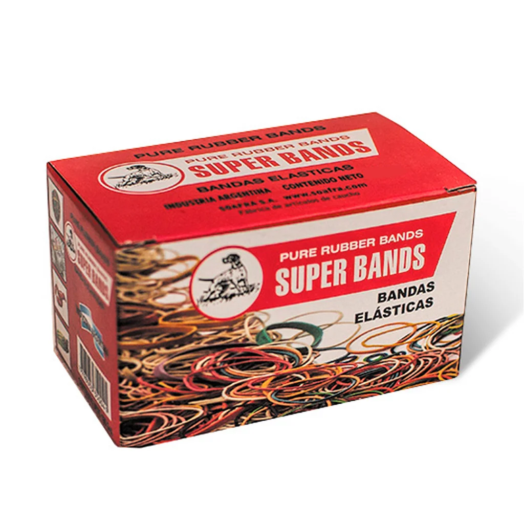 BANDAS ELASTICAS GOMILLAS SUPER BAND 500GR