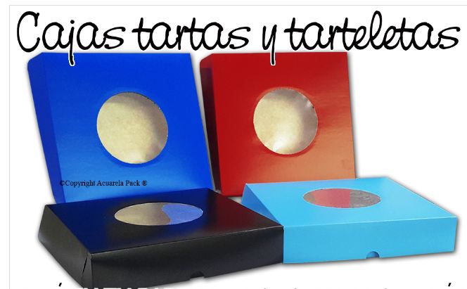 ACUA COD 1350 CAJAS TARTAS COLORES