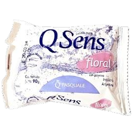 Jabon tocador 90g floral Qsens (120)