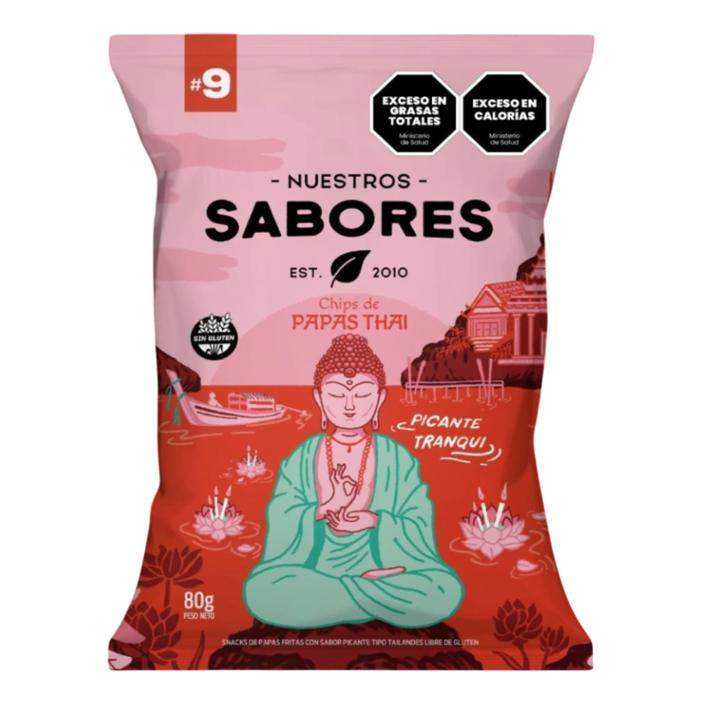 CHIPS DE PAPAS PICANTES x 80g NUESTROS SABORES