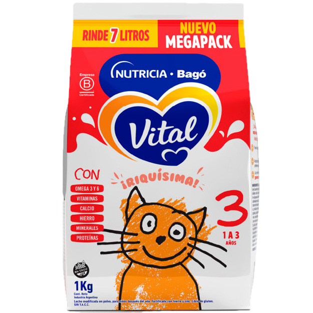 Leche modificada en polvo 1kg DP 3 Vital (8)