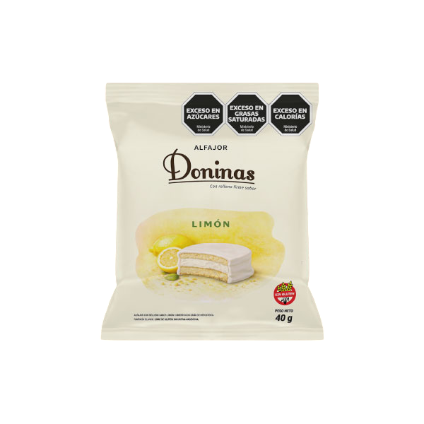 ALFAJOR DE LIMON x 40g DONINAS