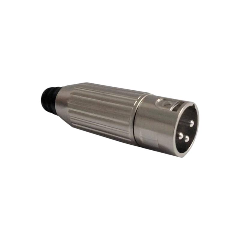 AC3M-CONECTOR CANON XLR DE 3 CONTACTOS A CABLE MACHO