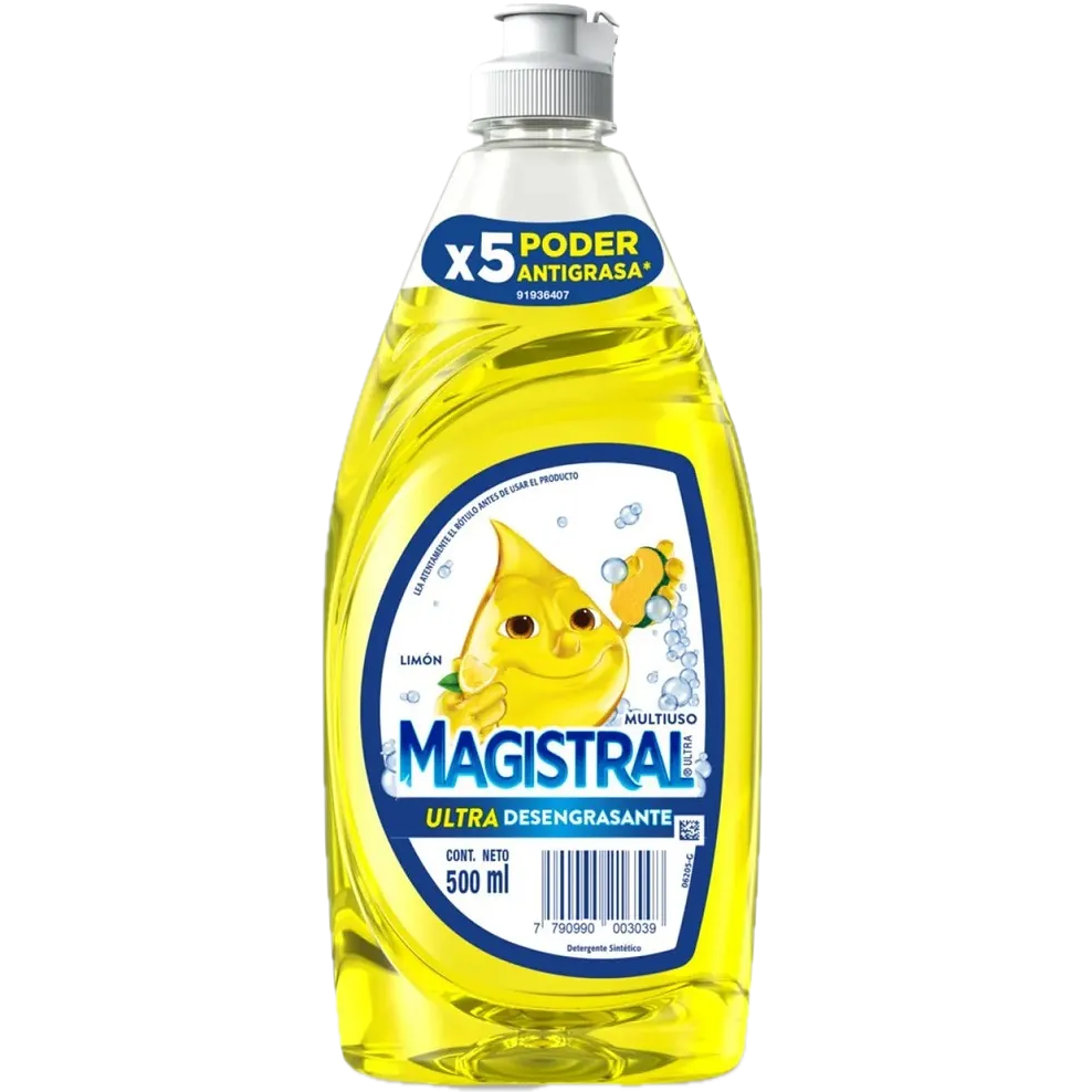 Detergente 500ml ultra limon Magistral (20)