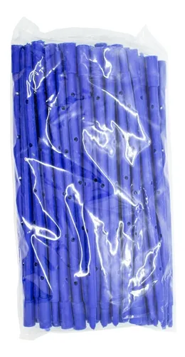 Bigudies Flexibles (Boomerang) grande 50 unidades azul
