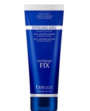 Gel modelador fijación extrema efecto húmedo 230ml fidelite