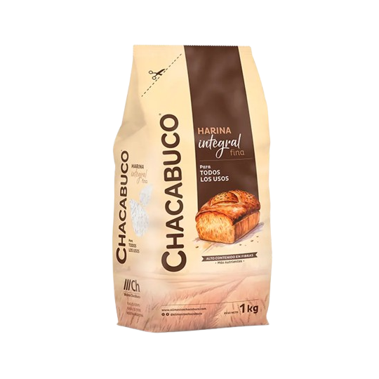 HARINA INTEGRAL FINA X KG CHACABUCO
