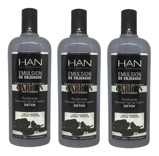 Enjuague Detox Carbón Activado Han Sin Sulfatos 500ml