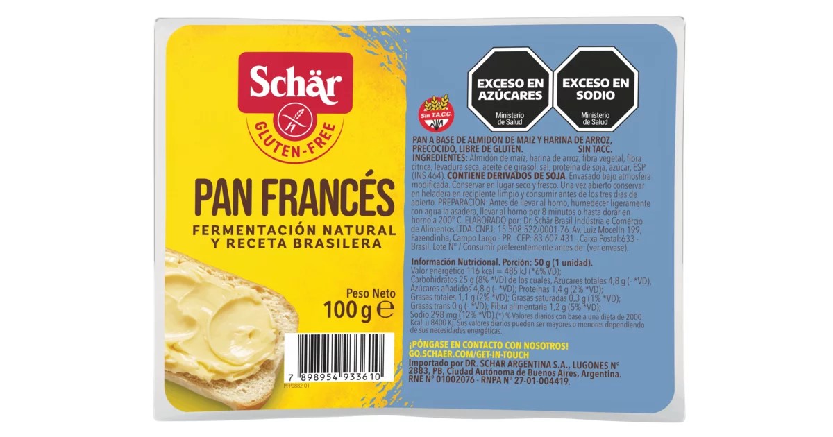 PAN FRANCES X 100 GRS DR. SCHAR