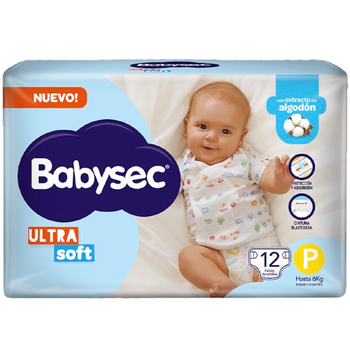 Pañal baby P 12u ultra soft Babysec (18)