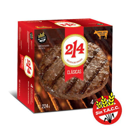 Hamburguesas 214 4u