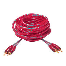 ST510-CABLE DOBLE RCA A DOBLE RCA  ROJO 5,1 METROS