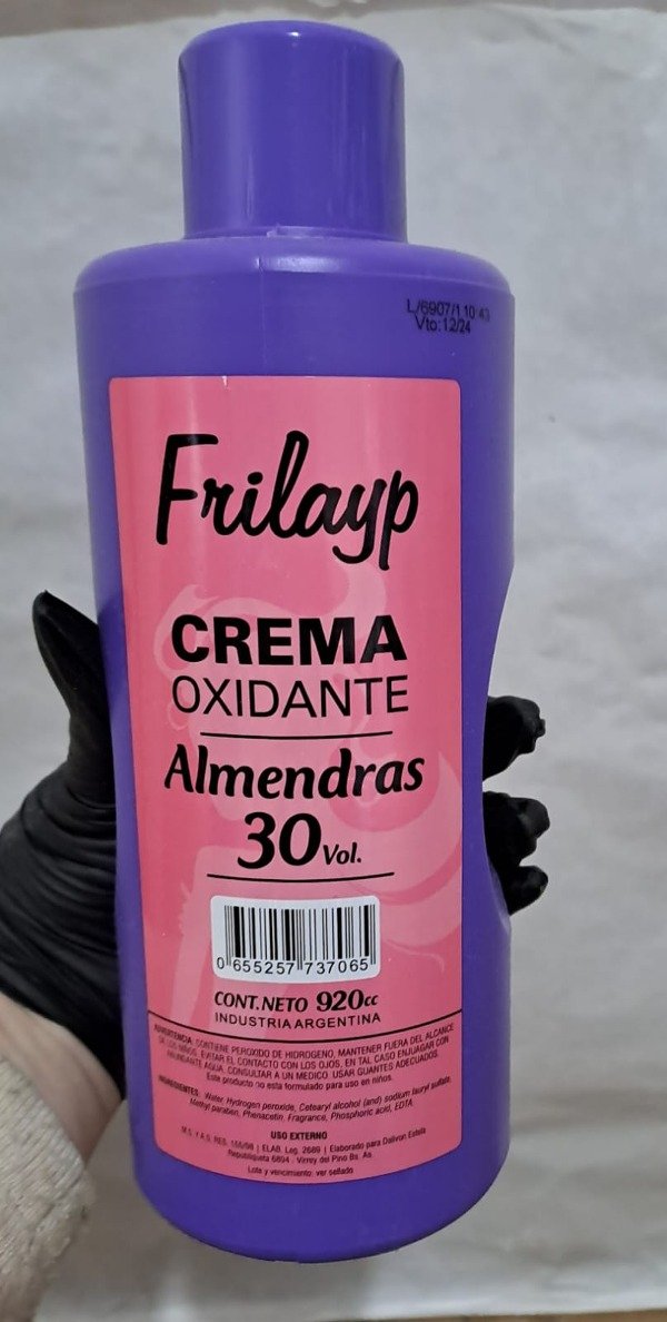 Crema Oxidante Frilayp X 30 Vol X 1L 