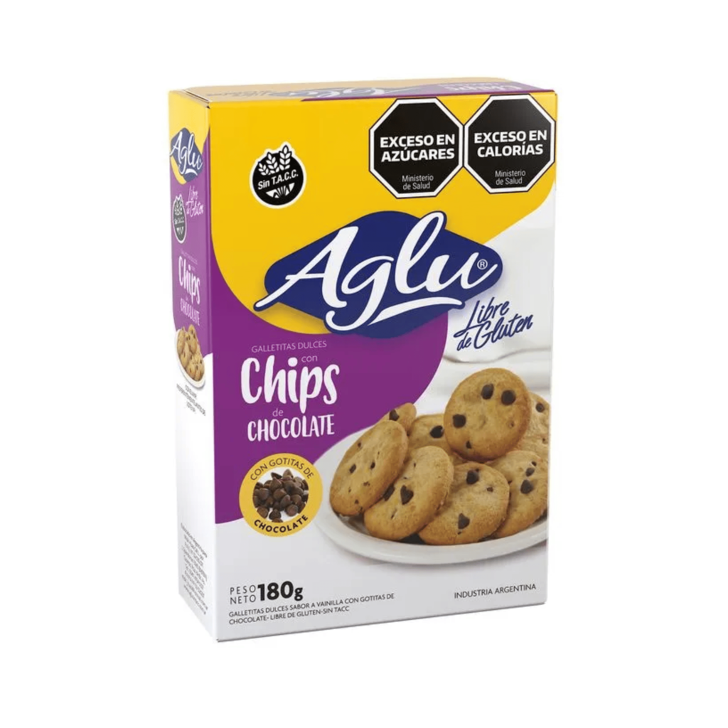 GALLETAS VAINILLA C/CHIPS AGLU