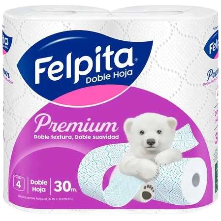 Papel higienico 4x30mts d/h Felpita (10)
