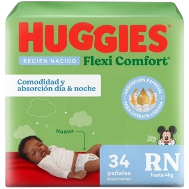 Pañal baby RN 34u flexi comfort Huggies (6)