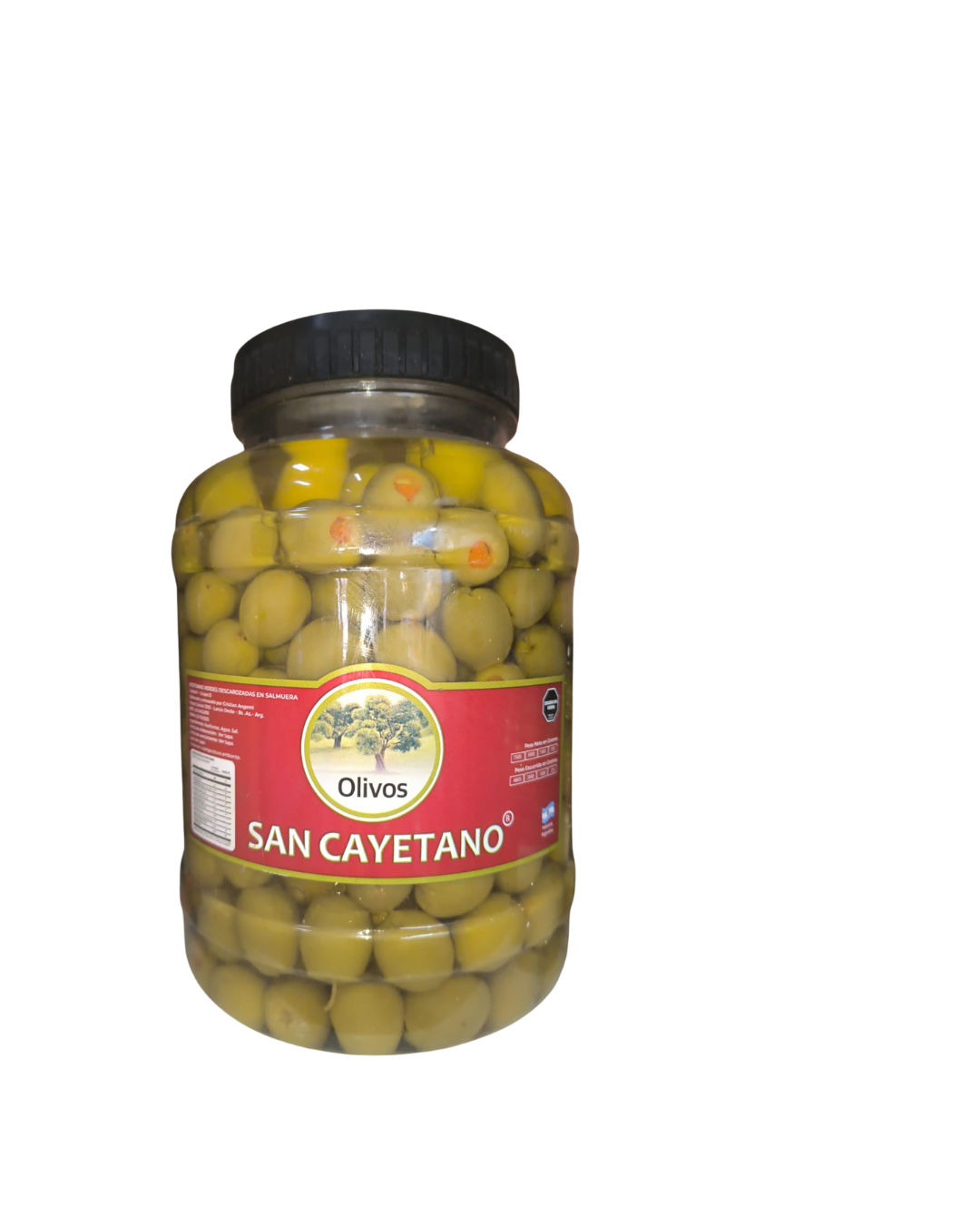 Aceituna Verde Rellena T# x 2Kg San Cayetano