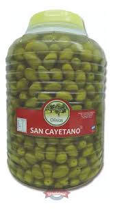 Aceituna Verde entera Garrafa x 5Kg N°2 San Cayetano