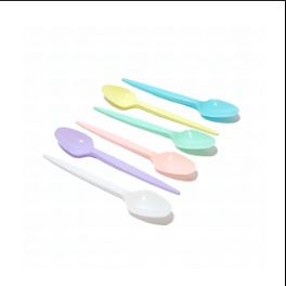 Cucharitas postre multicolor caja