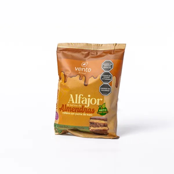 ALFAJOR DE PASTA DE MANI KETO x 50g VENTO FIT