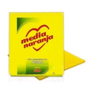 Paño piso absorbente media naranja 50x570