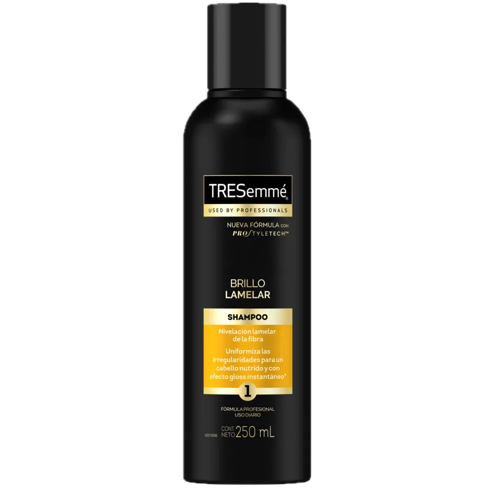 Shampoo 250ml brillo lamelar Tresemme (12)
