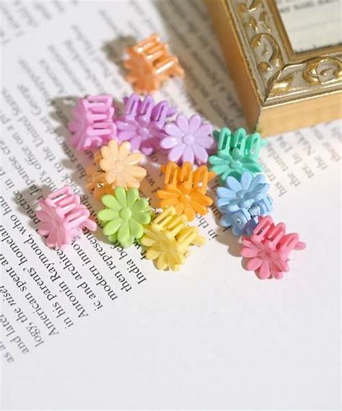 piojitos mini broches flores colores