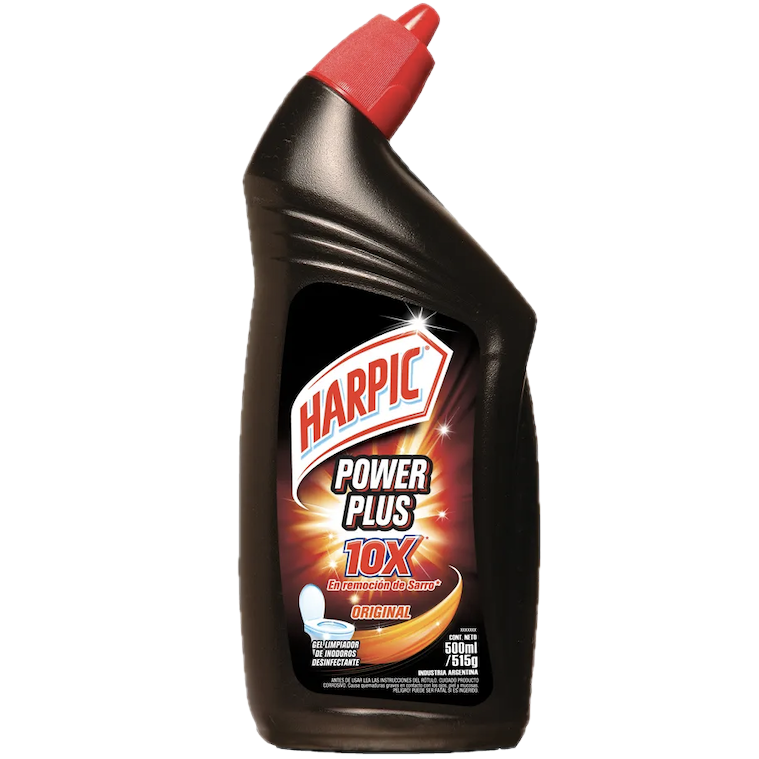 Limpia baño gel 500ml power plus original Harpic (12)